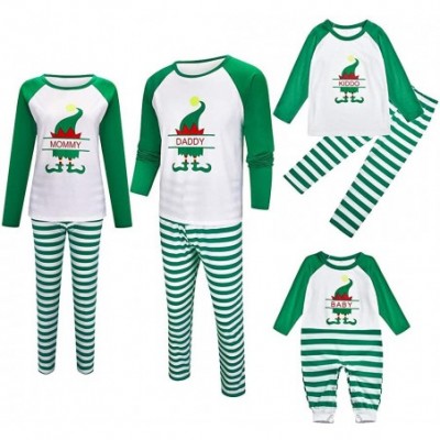 Sleep Sets Family Matching Christmas Pajamas - Printed Sleepwear Xmas Pjs Pant Gift - Baby - CX18ZLDL2Y4