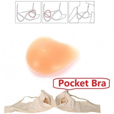 Accessories Silicone Breast Forms Bra Enhancer Inserts for Mastectomy Prosthesis TV TG Crossdresser Only One Piece - Nude Rig...