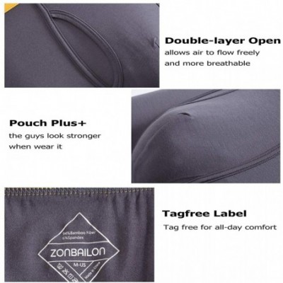 Boxer Briefs Mens Comfortabel Soft Underwear- Boxer Briefs for Men in 3 Pack 4 Pack M~3XL - 4-pack Dark Gray - CW18X7ZKXU0