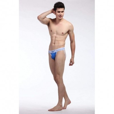 Briefs Men's Back Hollow Boyshort Men's Underwear - Blue - CY18AH0XXX0