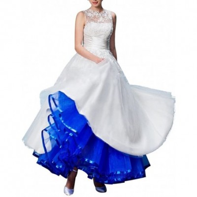 Slips Ankle Length Bridal Wedding Long Dress Slips-14 Colors - Royalblue - CR120ER2WQZ