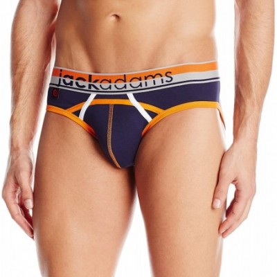 Briefs Men's Cross Train Brief - Navy/Orange - C7127AMM937