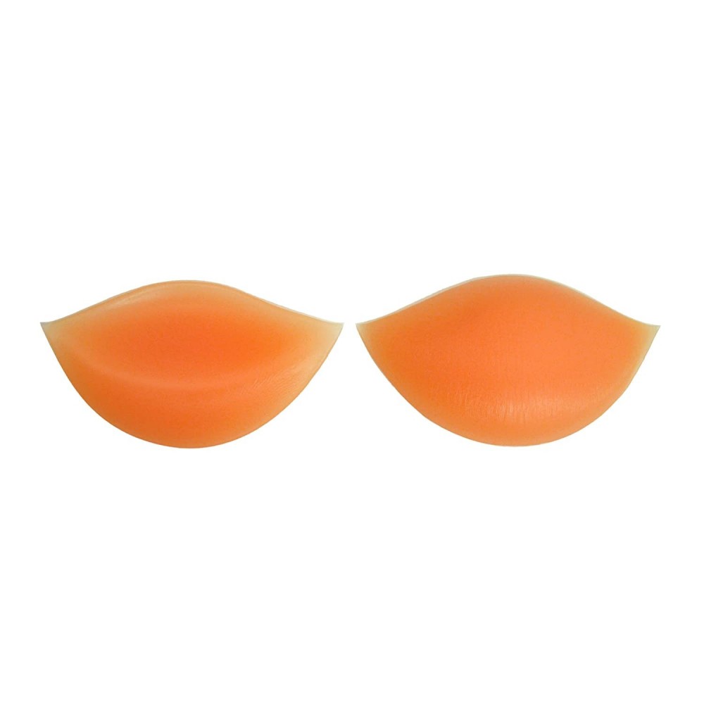 Accessories Women's 355G/Pair Big Silicone Inserts Chicken Fillets Breast Enhancers C-E Cups (Skin) - Skin - CG11B1TNPF3