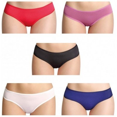 Panties Women Pantie Cheeky Lace Hipster Underwear Lingerie 5 Pack - Thong - C8193ZKUMZR