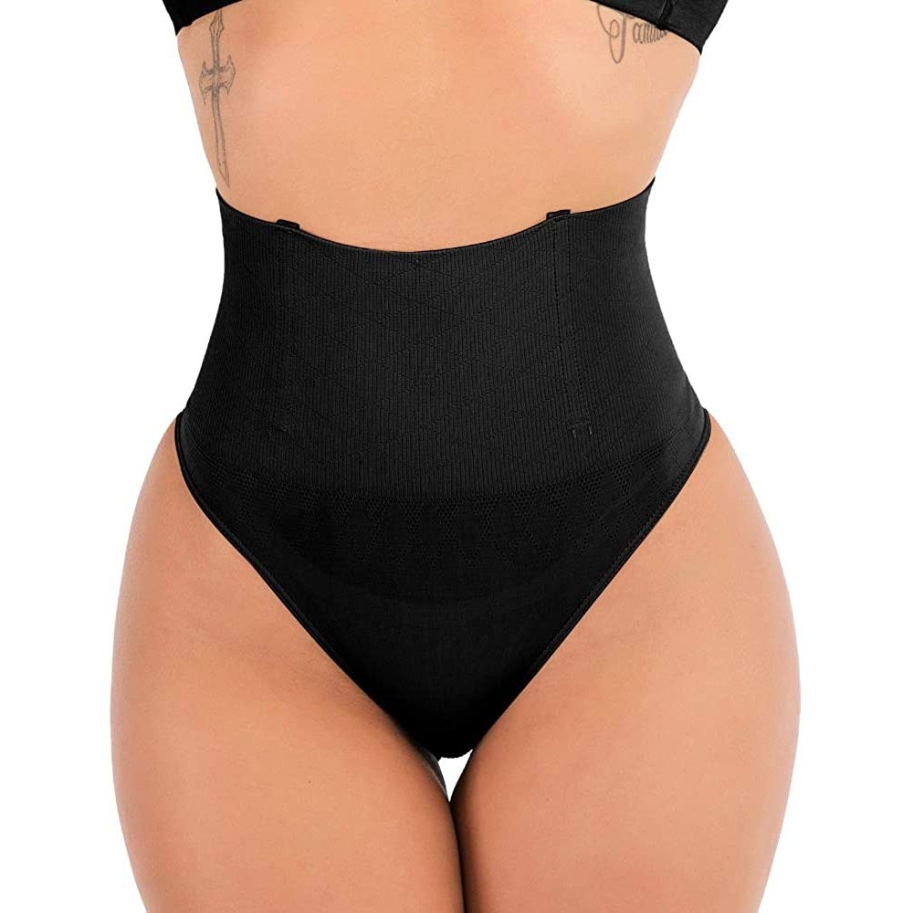 Shapewear Body Shaper Waist Trainer Tummy Control Panty Butt Lifter Panties Shapewear for Women - Black - C619C23Z3SD