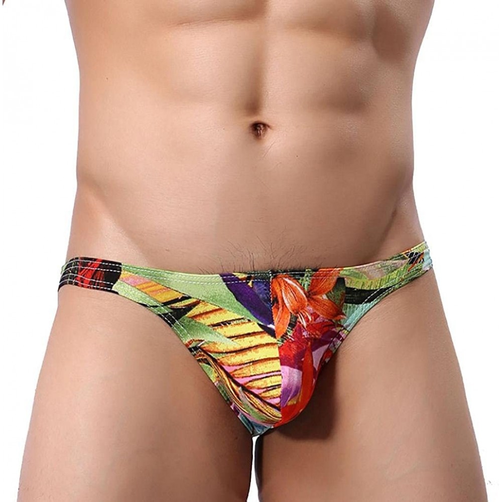 Boxer Briefs Men's Underwear- Men Elastic Underwear Boxer Briefs Soft Underpants - Multi Color - CJ183KG5HY3