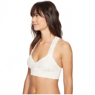 Bras Women's Galloon Lace Racerback - Ivory - C912NYZB6O4