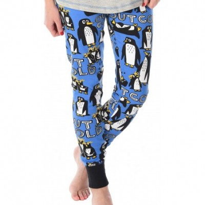 Tops Women's Leggings and Tees- Pajama Separates- Cozy Loungewear for Women - Out Cold Penguin Pajama Leggings - C5189YKTY39