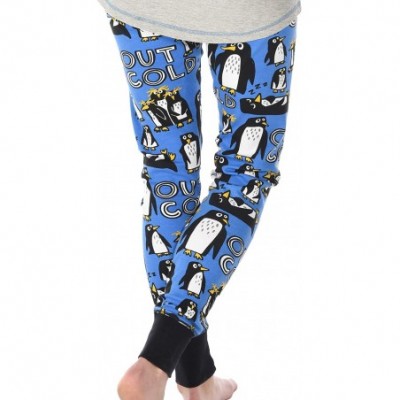 Tops Women's Leggings and Tees- Pajama Separates- Cozy Loungewear for Women - Out Cold Penguin Pajama Leggings - C5189YKTY39