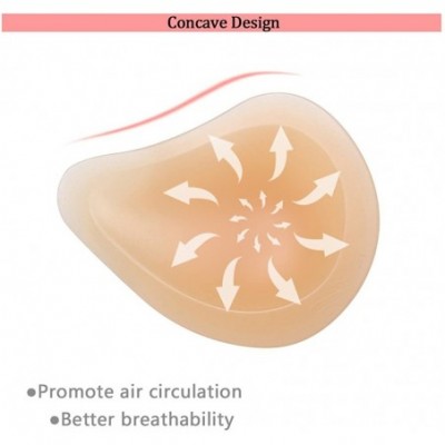 Accessories Silicone Breast Forms Women Mastectomy Prosthesis Armpit Make Up Type Bra Inserts Pad 1 Piece A B C D DD Cup - Le...