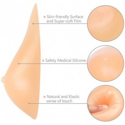 Accessories Silicone Breast Forms Women Mastectomy Prosthesis Armpit Make Up Type Bra Inserts Pad 1 Piece A B C D DD Cup - Le...