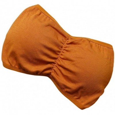 Panties Women Sexy Vest Have Chest Pad Wearing Sports Underwear Lingerie Lace Sleepwear - Orange - CW189Z826EH