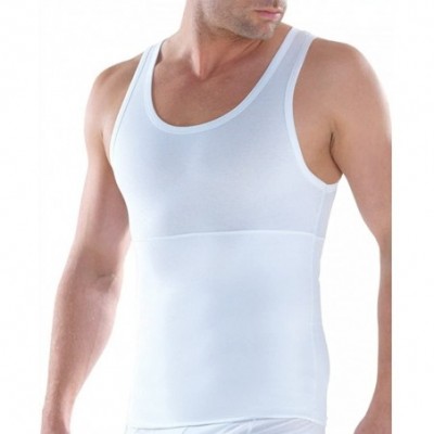 Shapewear Men's Body Control Advanced Shaping Tank 9209 - White - CZ12BOHT893