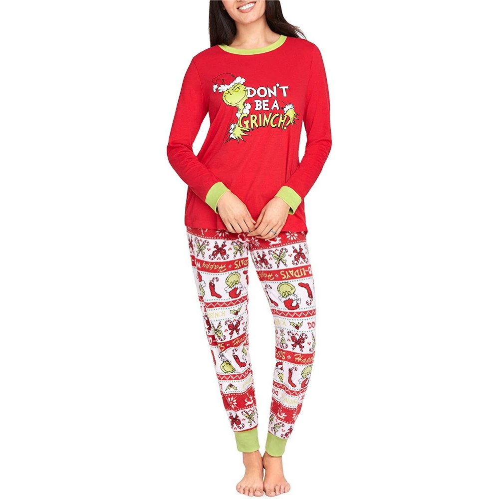 Sets Women's The Grinch 2 Piece Pajama Set - CK19206MNWE