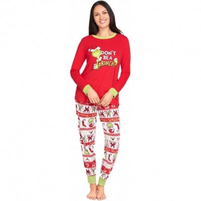 Sets Women's The Grinch 2 Piece Pajama Set - CK19206MNWE