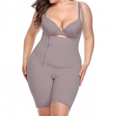 Shapewear Women's Shapewear Full Body Shaper Seamless Bodysuit Tummy Control Underwear - Purple - CD18QZON6U2