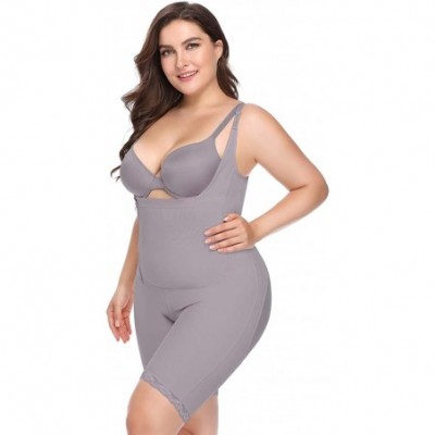 Shapewear Women's Shapewear Full Body Shaper Seamless Bodysuit Tummy Control Underwear - Purple - CD18QZON6U2