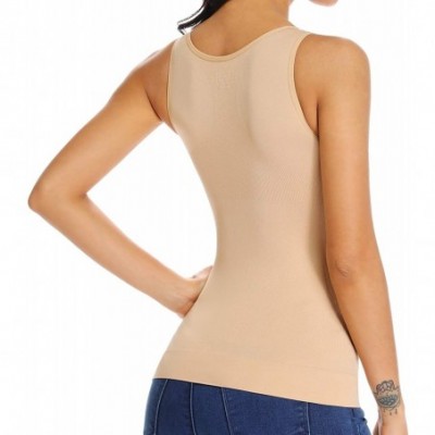 Panties Shapewear Tops for Women Back Support Compression Vest - Beige-231 - CS18MHZ8X6R