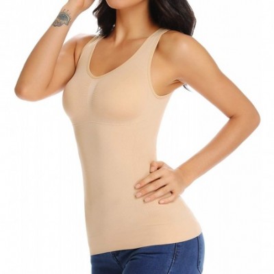 Panties Shapewear Tops for Women Back Support Compression Vest - Beige-231 - CS18MHZ8X6R