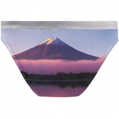 Panties Women Underwear Bikini Panda Cute Sexy Low Waist Panties Hipster Comfy Briefs - Japan Mount Fuji Scenery - CF18WL7T23S