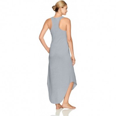 Nightgowns & Sleepshirts Women's Jersey Screen Printed Maxi Gown with Pockets - Grey New York City - CL17YG7CYQ3