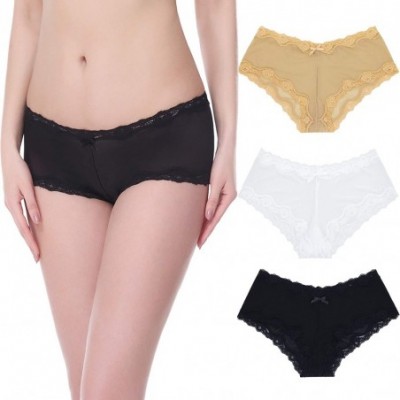 Panties Pack of 4 or 6 Sexy Sheer Lace Tanga Hipster Bikini Panties - Pack E(8 Pack) - CT18KI2SZWA