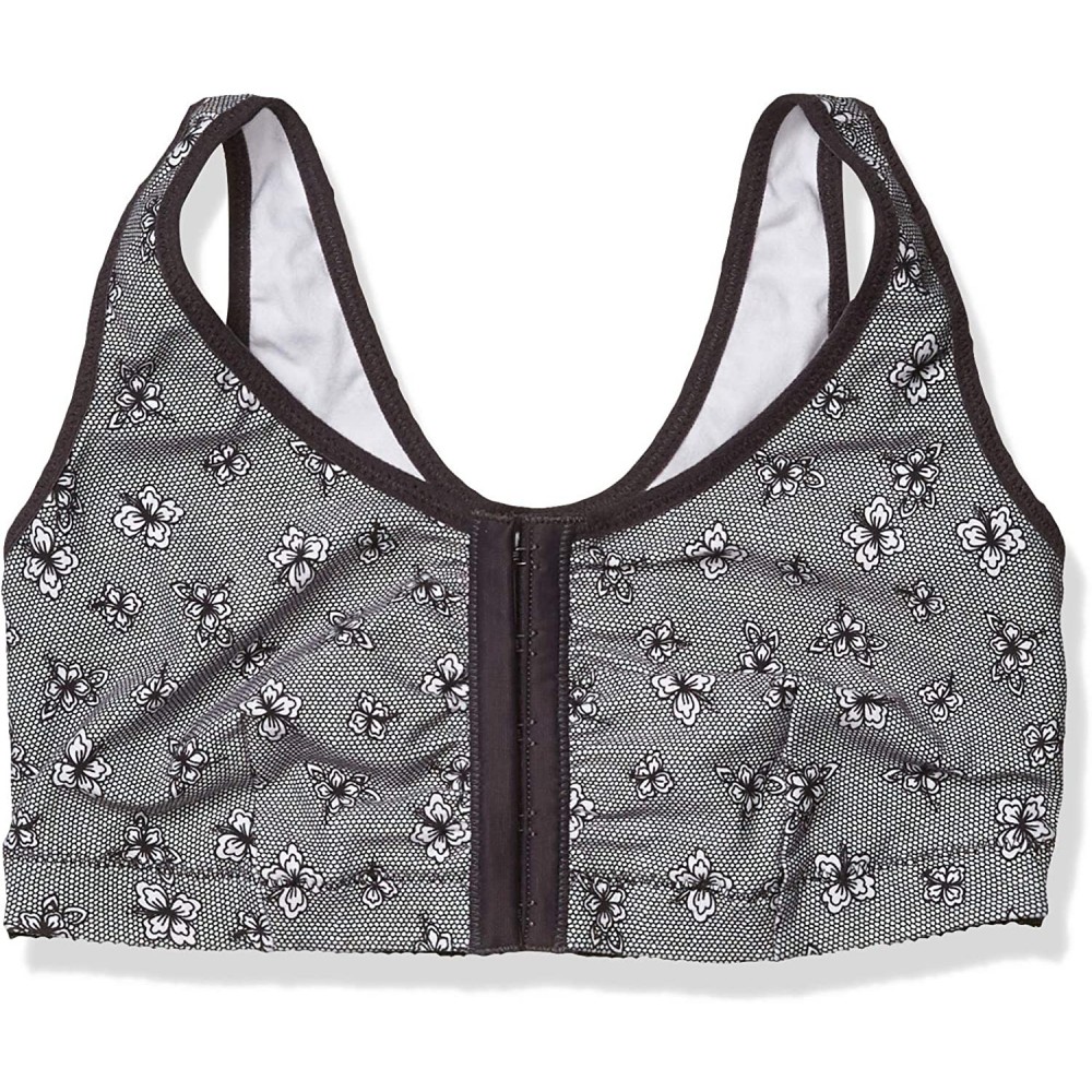 Accessories Women's Frances Front-Closure Leisure Bra - Grey Lace - CL12EYO0N5B