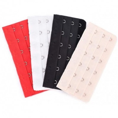 Accessories 1Pc Woman Ladies 3 Rows 6 Hooks Bra Extension Strap Extender - Nude - CI19DUH0NNL