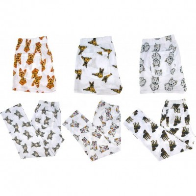 Sets CHIHUAHUA dog pajama set (top & bottom) with PANTS- color white - CV197LYGH9Q