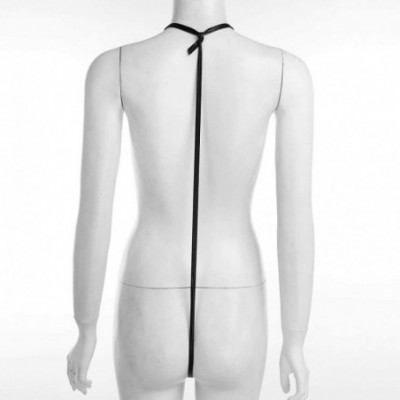 Bustiers & Corsets Women Suit One-Piece Open Bust Backless Sexy Bodysuit Swimwear Sleepwear - Black - CP19DEQC39X