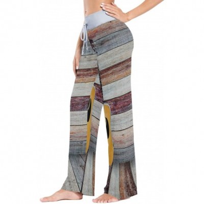 Bottoms Guitar Board Wood Womens Pajama Pants Loose Long Lounge Sleepwear Yoga Gym Trousers - CD19DWH7CQL