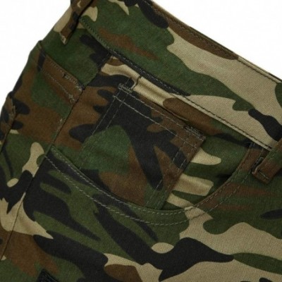 Boxer Briefs 2019 Men's Casual Solid Loose Patchwork Color Sweatpant Trousers Jogger Pant - Army Green - CY18A3N3QR5