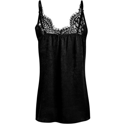 Camisoles & Tanks 2020 Lace Women's Vest Strapless Backless V-Neck Eyelash Lace Camisole - Gray - C819CDG9LQW