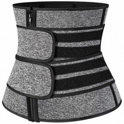 Shapewear Women's Waist Trainer Weight Loss Corset Trimmer Belt Waist Cincher Body Shaper Slimming Sports Girdle - 53gray - C...