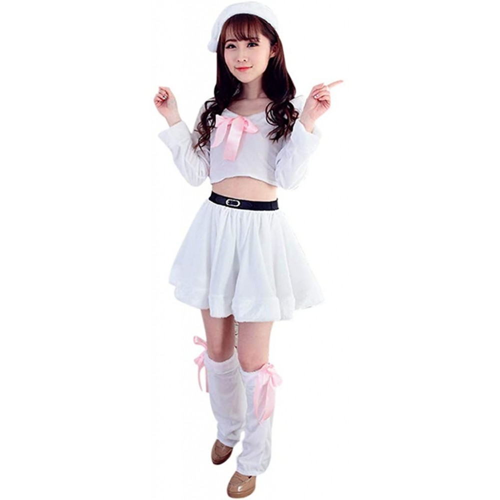 Baby Dolls & Chemises Women's Christmas Outfit Uniform Temptation Sexy Uniform Set Women Sexy Lingerie Babydoll Sleepwear Nig...