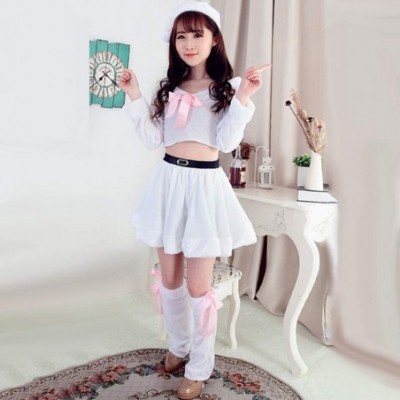 Baby Dolls & Chemises Women's Christmas Outfit Uniform Temptation Sexy Uniform Set Women Sexy Lingerie Babydoll Sleepwear Nig...