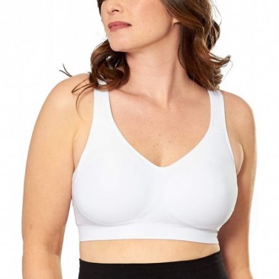 Bras Shapermint Comfort Bra for Women - Wirefree - White - CN18XSYEO96