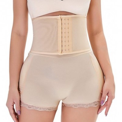 Shapewear Shapewear Tummy Control Shorts Waist Trainer Body Shaper High-Waisted Butt Lifter Thigh Slimmer - Khaki - CE196IYGEK7