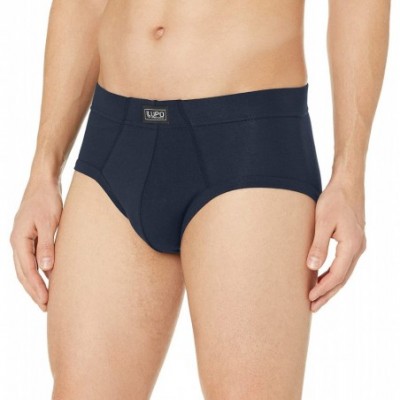 Briefs Men's Classic Soft Stretch Cotton Anatomical Briefs - Navy - CW17YXX3ED8