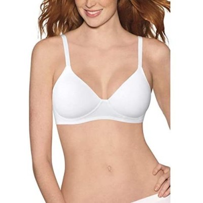 Bras Women's Concealing Petals Wire-Free Bra (36D White) - CE190MUD85U