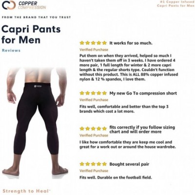 Shapewear Mens Capri Pants. Leggings- Tights- Capris- Pant for Men - CY18DCYUOR7