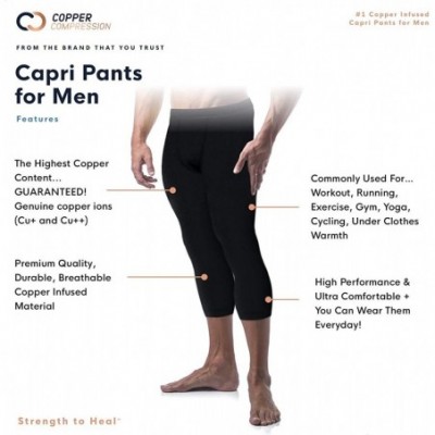 Shapewear Mens Capri Pants. Leggings- Tights- Capris- Pant for Men - CY18DCYUOR7