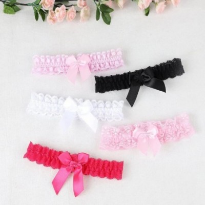 Garters & Garter Belts 2019 Sexy Lace Wedding Garters for Bride with Bow Party Prom Leg Garter - 1-black - CR18G3S3MK3