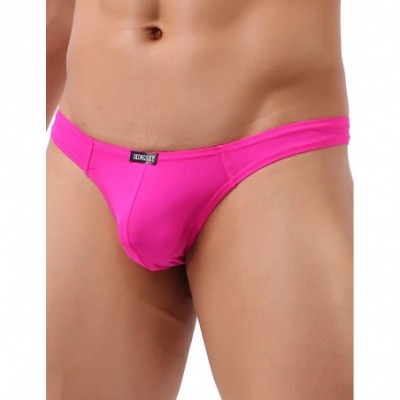 G-Strings & Thongs Men's Low Rise Thong Sexy Men Underwear T-Back Panties - 6 Pack - CC18ULIQQLW