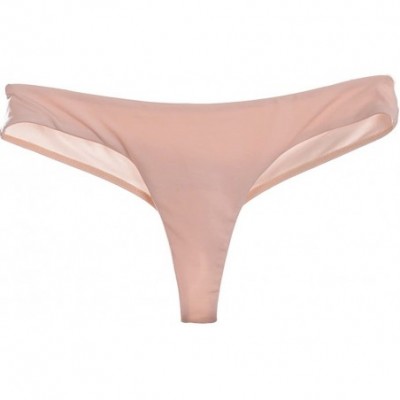 Panties Women's Thong Panties Underwear Spandex Seamless 3 Pack - Skin - CC17XQ9TSG3