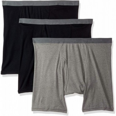 Boxer Briefs Men's Boxer Briefs 5-Pack Signature/Regular Long Leg/Regular Leg S-2X - Premium 3-pack - CO195E0U7M3