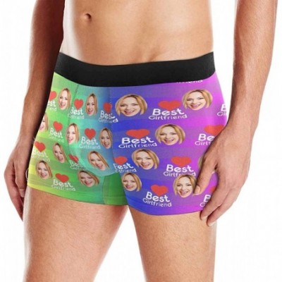 Boxer Briefs Custom Men's Boxer Briefs Polar Bear and Penguin - Multi 02 - C519083S2O5