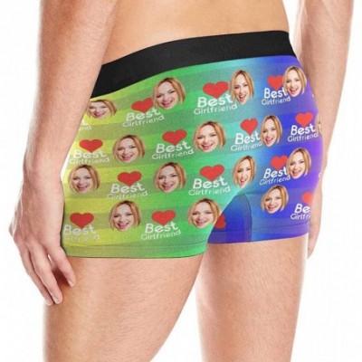 Boxer Briefs Custom Men's Boxer Briefs Polar Bear and Penguin - Multi 02 - C519083S2O5