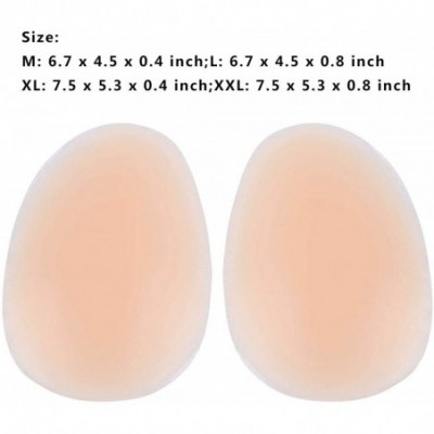 Shapewear Silicone Butt Pads Adhesive Reusable Buttocks Enhancers Inserts Padding for Padded Women Push Up Panties - Light Fl...