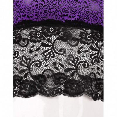 Undershirts Men's Sissy Lace Crossdress Lingerie Cross Back Sport Muscle Crop Top Tank Vest Nightwear - Purple - C619CK77QHM